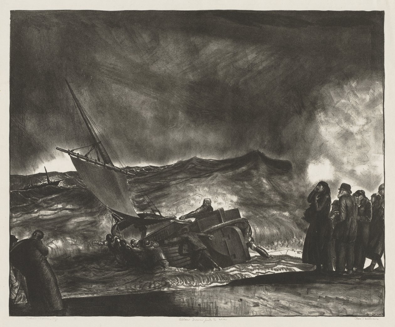 Allan Donn vaart uit door George Bellows