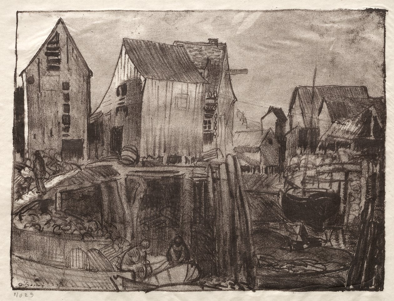 Matinicus door George Bellows