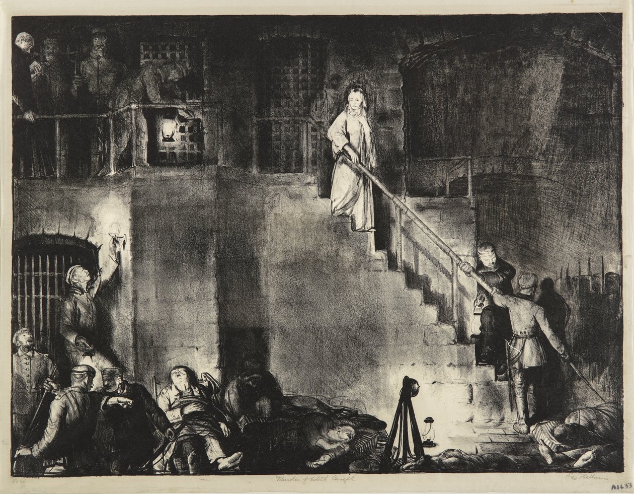 Moord op Edith Cavell door George Bellows
