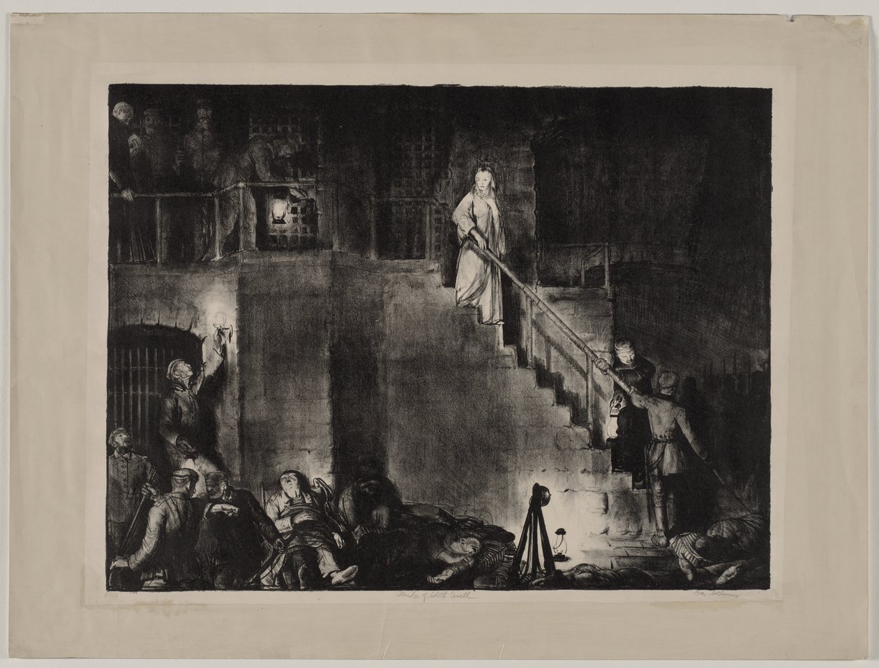 Moord op Edith Cavell door George Bellows