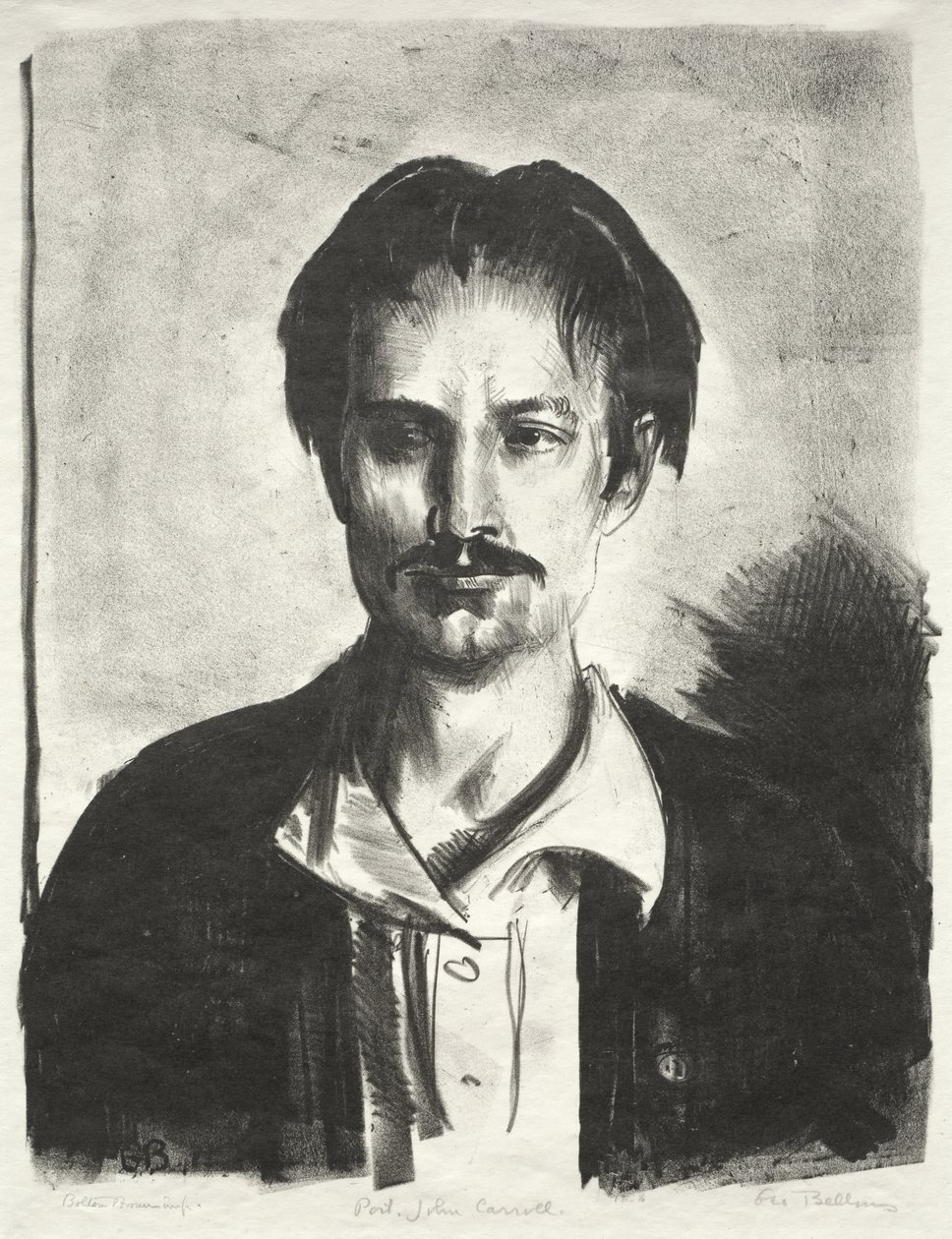 Portret van John Carroll door George Bellows
