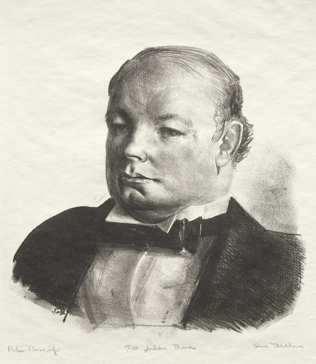 Portret van Julian Bowes door George Bellows