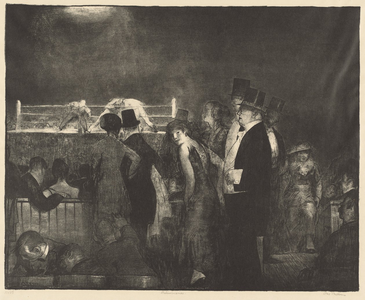 Voorbereidingen door George Bellows