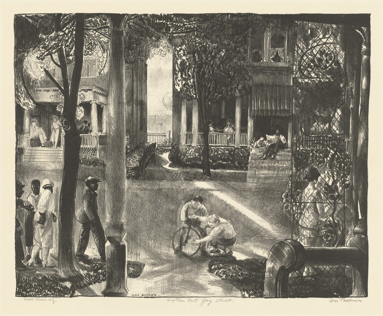 East Gay Street 16 door George Bellows