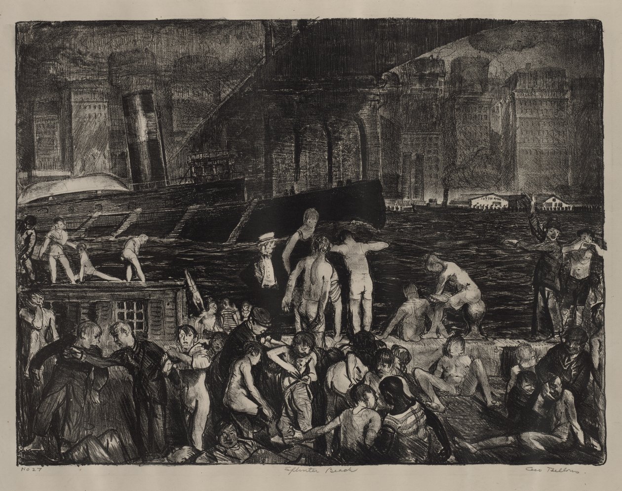 Splinter Beach door George Bellows