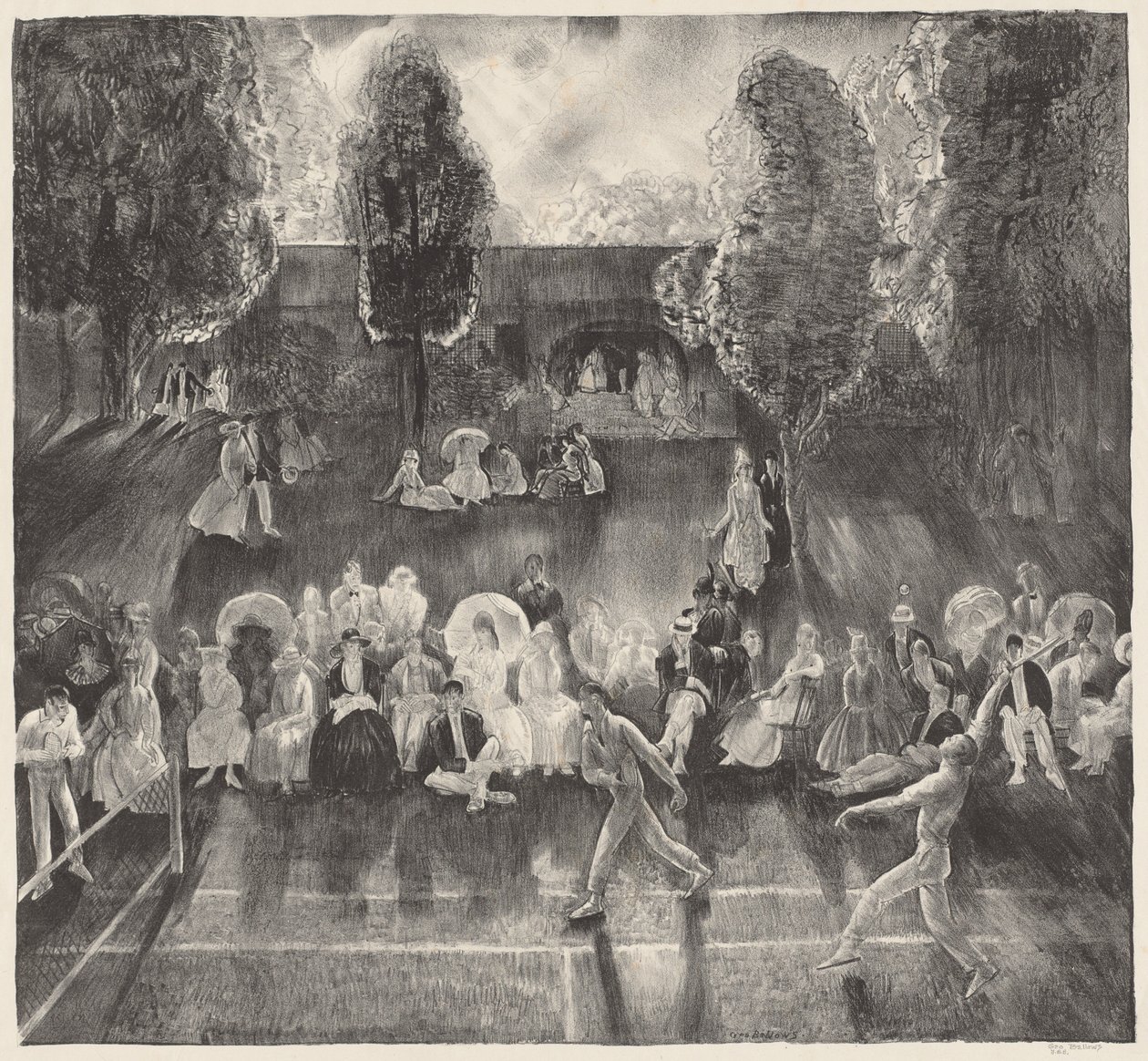 Tennis door George Bellows