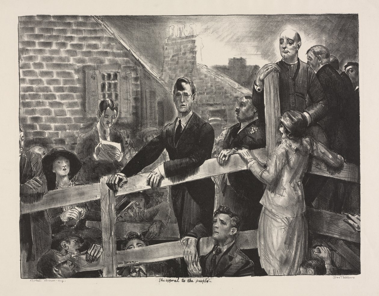 De oproep aan het volk door George Bellows