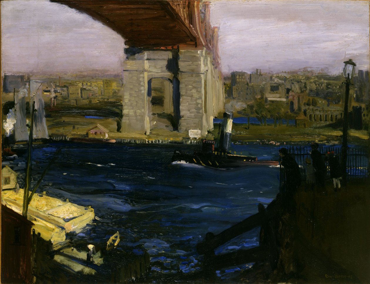 The Bridge, Blackwell’s Island door George Bellows
