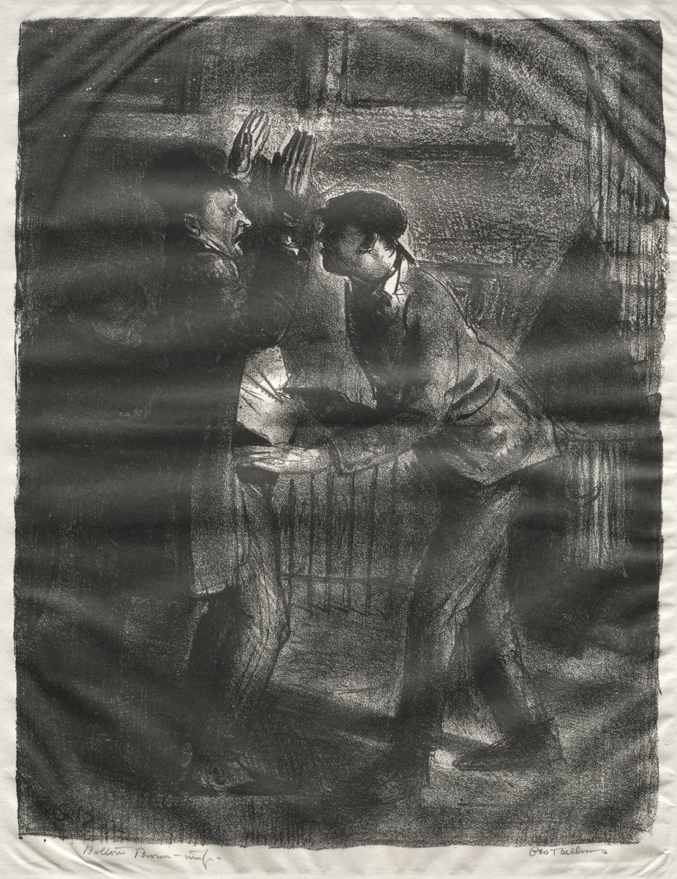 The Holdup, tweede deel door George Bellows