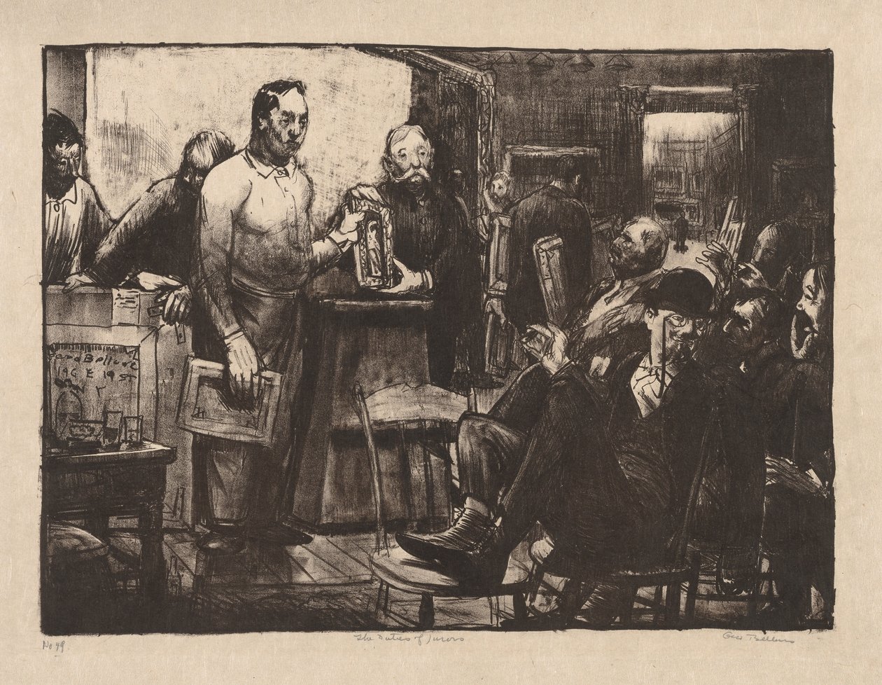 De jury door George Bellows
