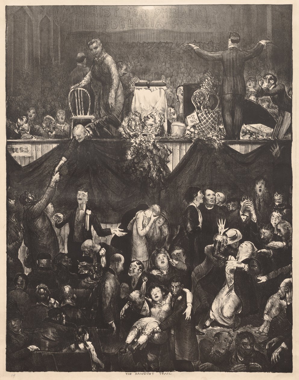 Het Zaagselpad door George Bellows