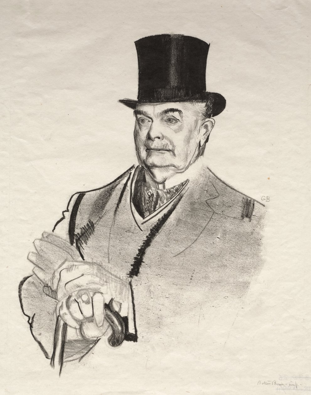 W. E. Story, Esq., eerste staat door George Bellows