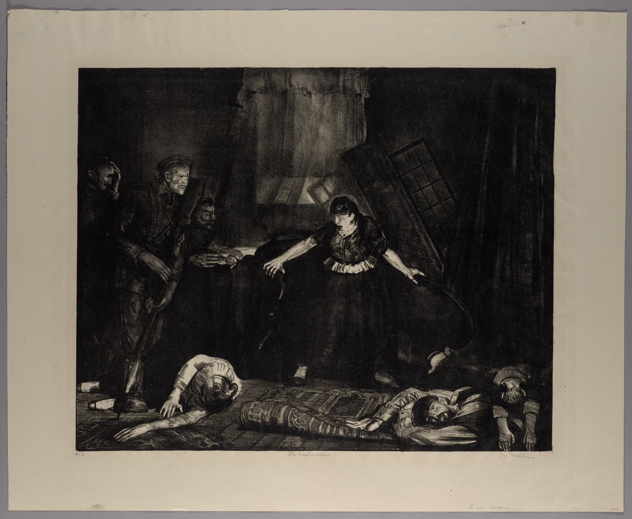 Oorlogsserie: Het laatste slachtoffer door George Bellows