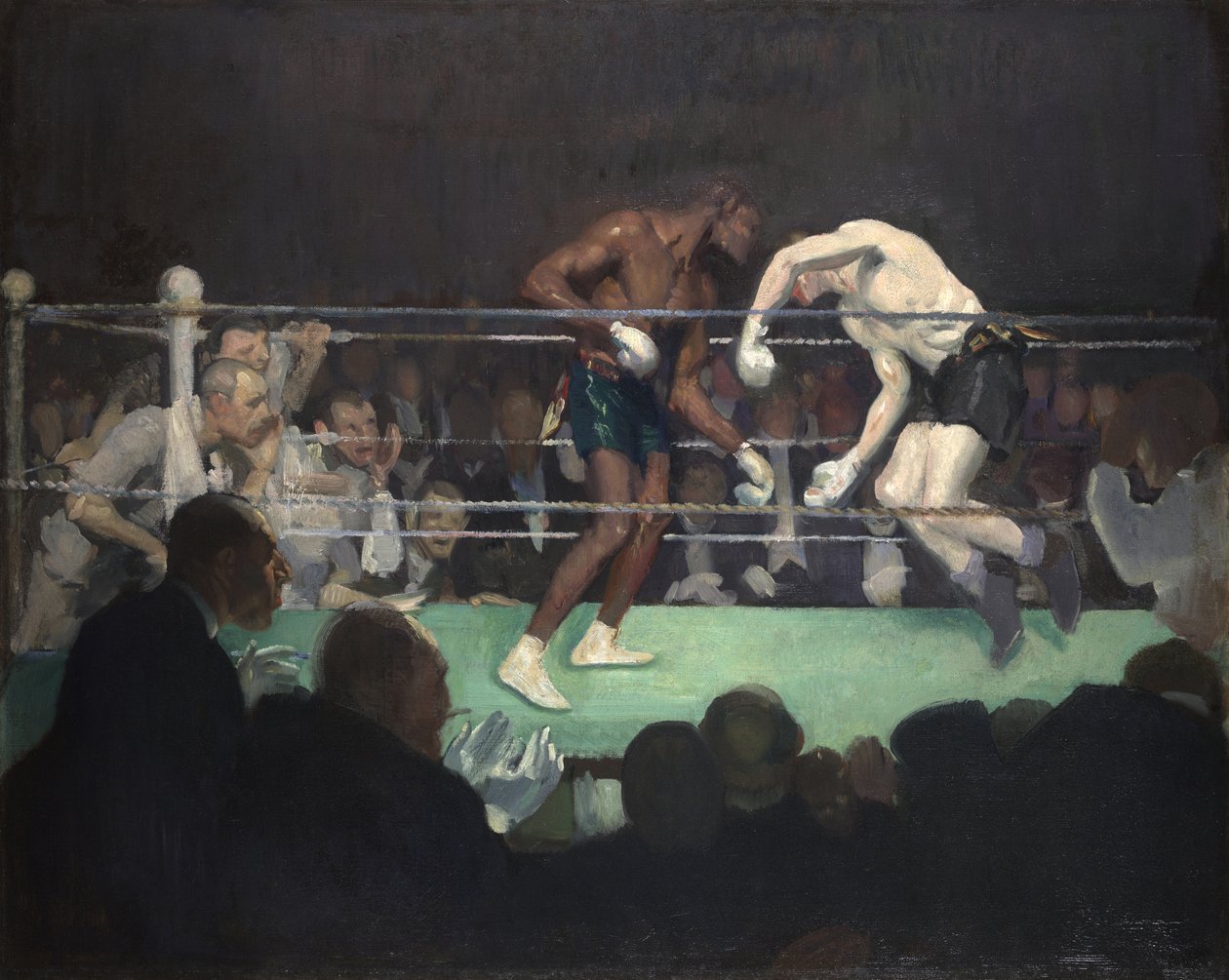 Bokswedstrijd door George Benjamin Luks