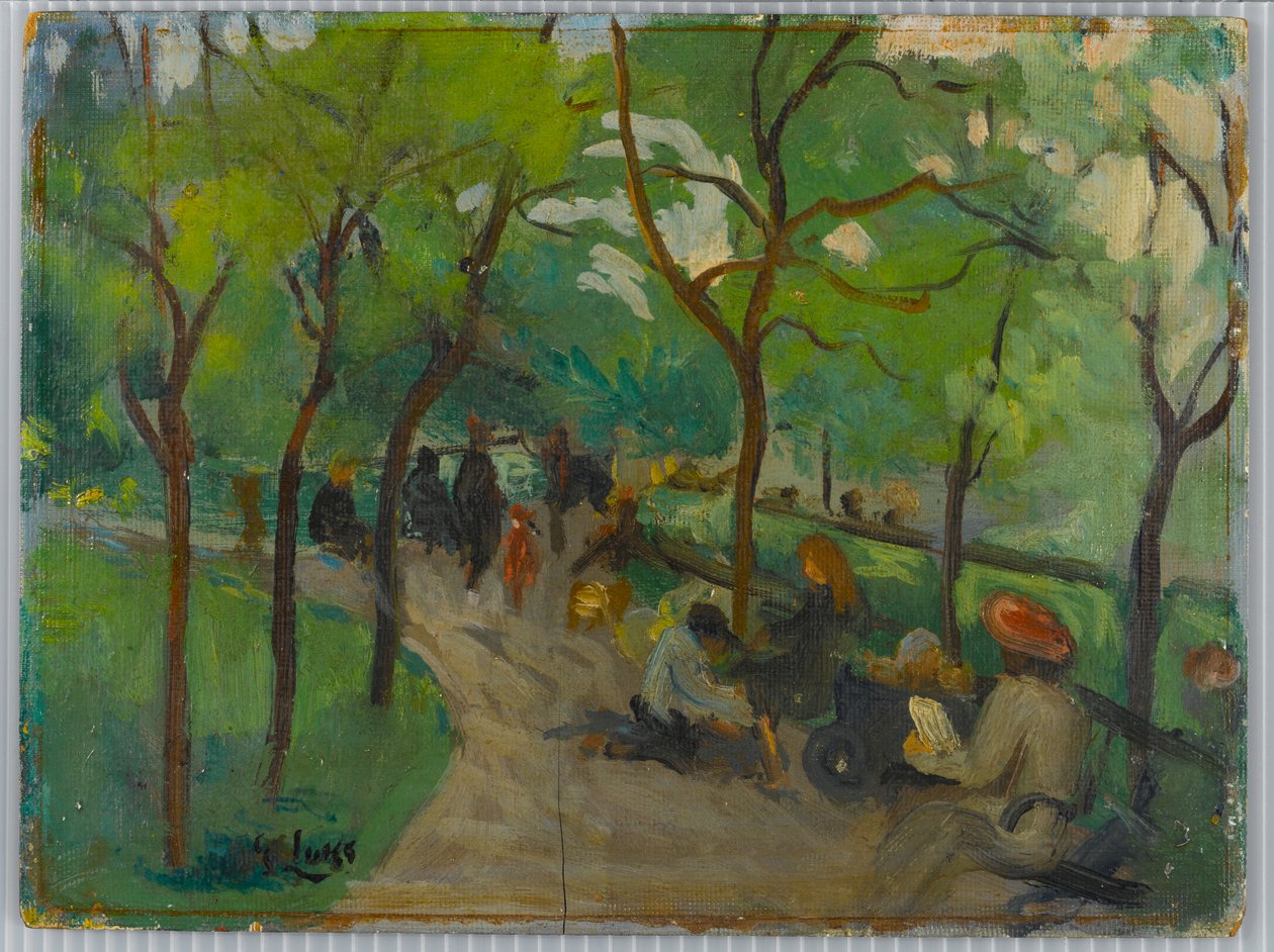 Prospect Park, ca.1902-10 door George Benjamin Luks