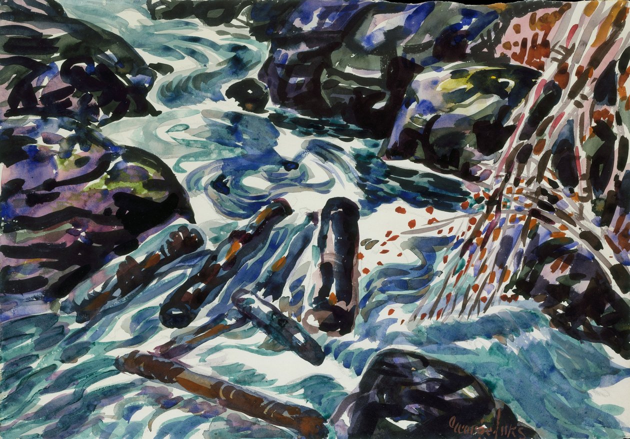 De Beek, Nova Scotia door George Benjamin Luks