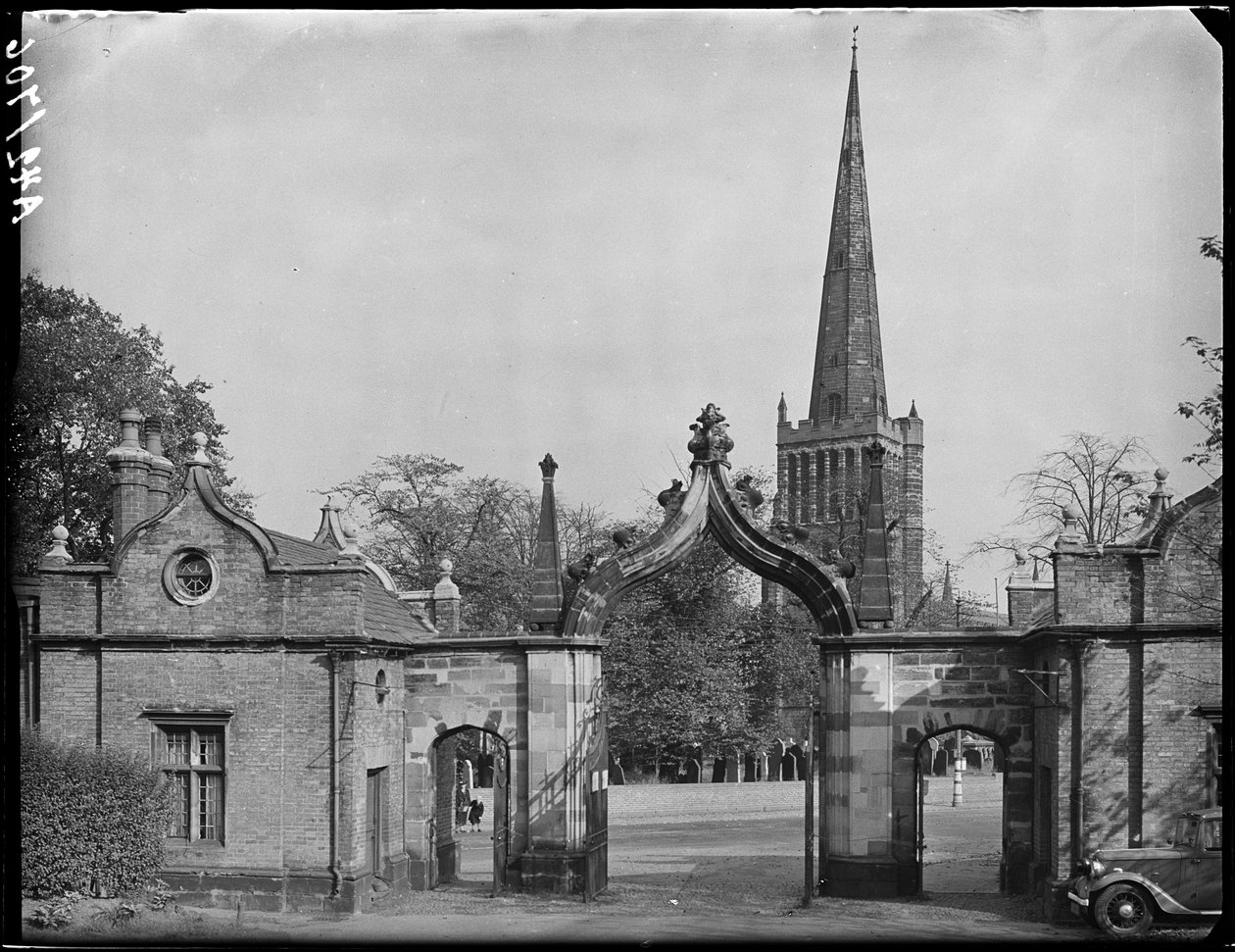 Aston Hall, Poort, Witton Lane, Aston Park, Aston, Birmingham, 1941 door George Bernard Mason