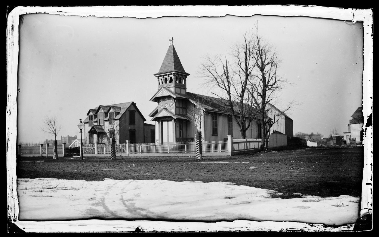 Hervormde Missie, Flatbush, Brooklyn, ca. 1872-87 door George Bradford Brainerd