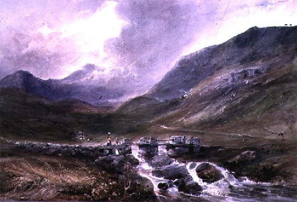 Welsh Berglandschap door George Bryant Campion