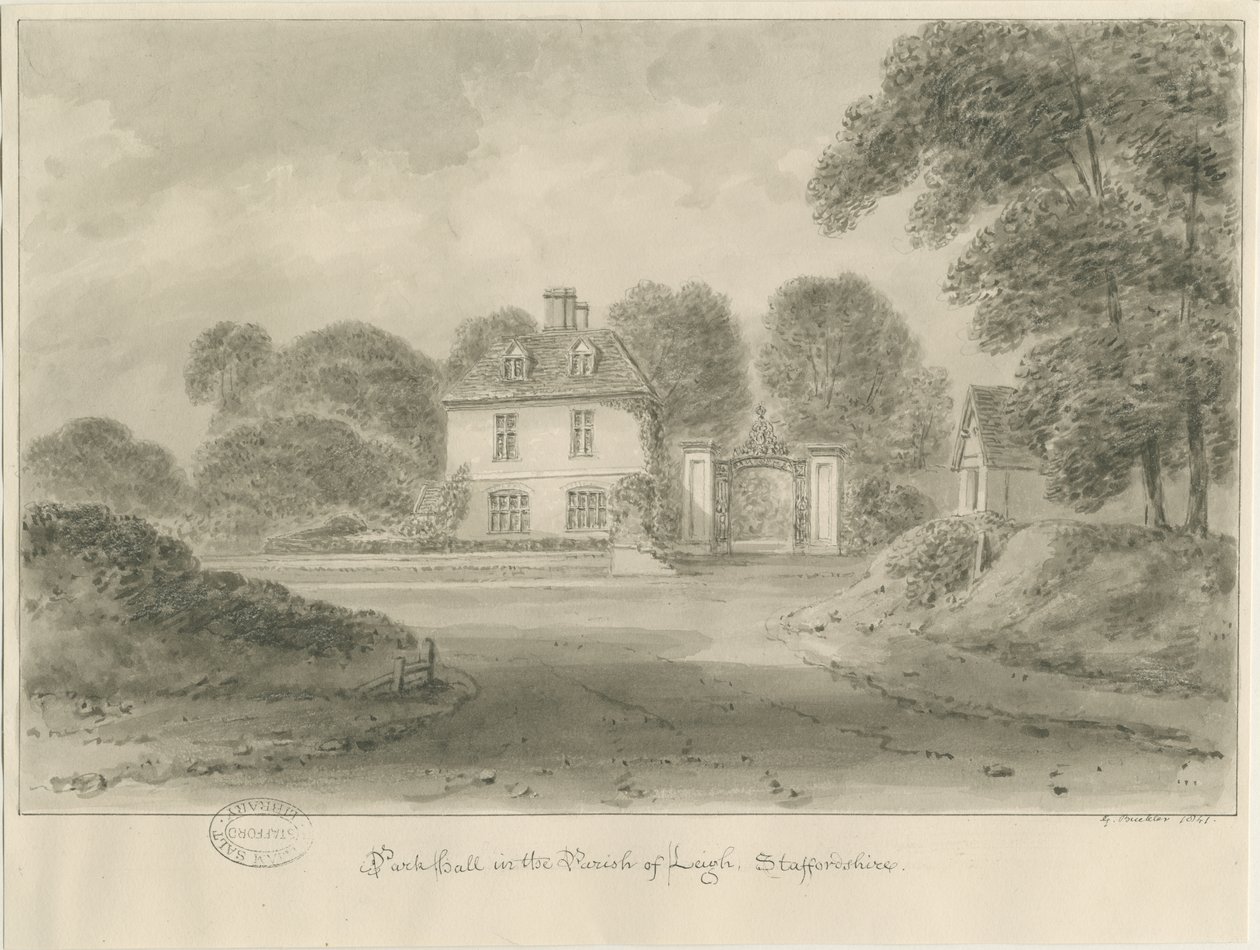 Leigh - "Park Hall" door George Buckler