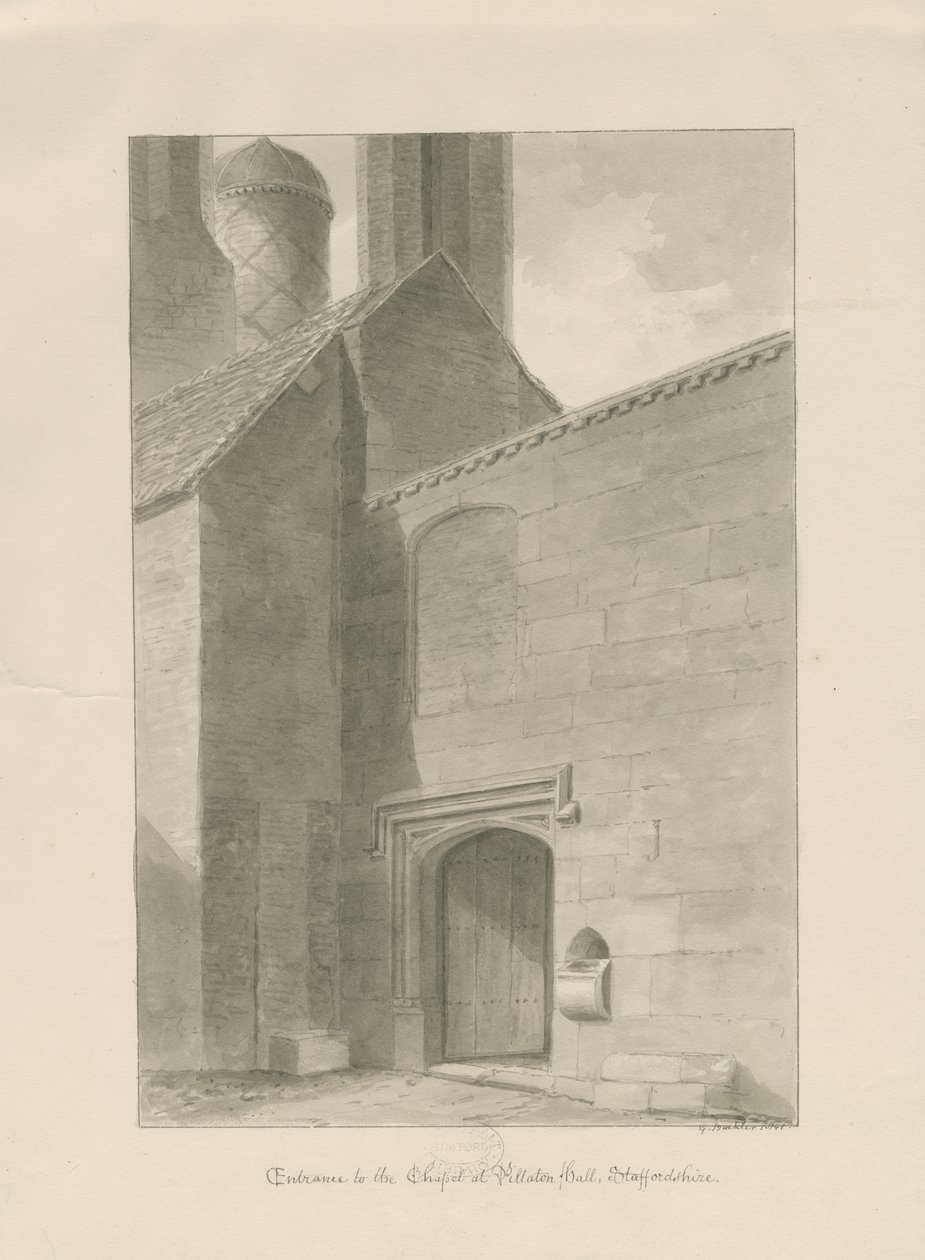 Pillaton Hall - Kapelingang door George Buckler