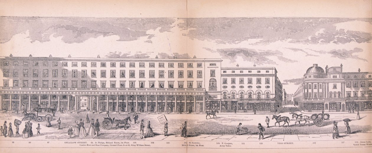 Panorama van Londen door George C Leighton