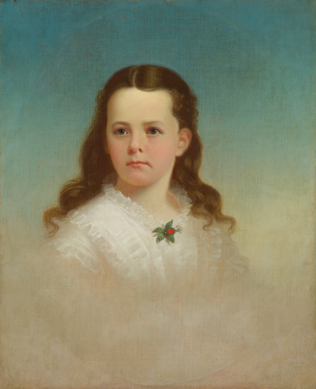 Miss Julia Eveline Drennon door George Caleb Bingham
