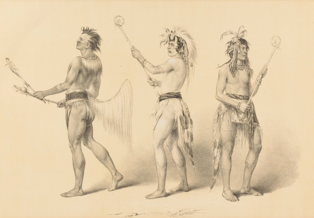 Balspelers - nr. 21 door George Catlin