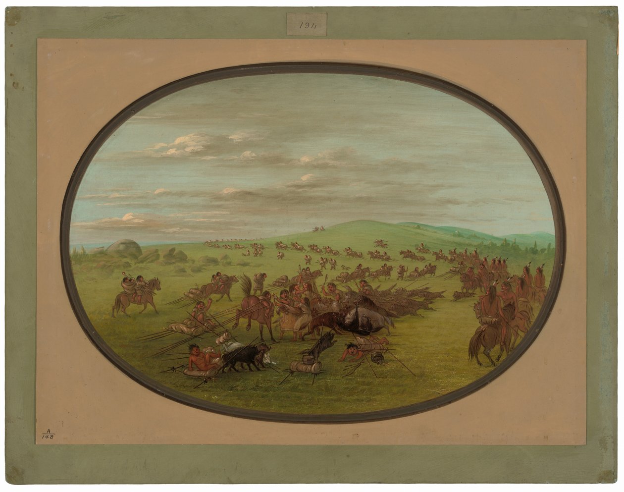 Camanchees Verhuizingen door George Catlin