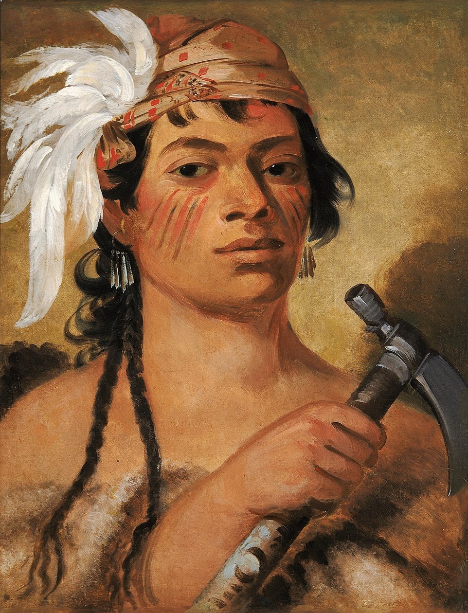 Goede jager, een krijger door George Catlin