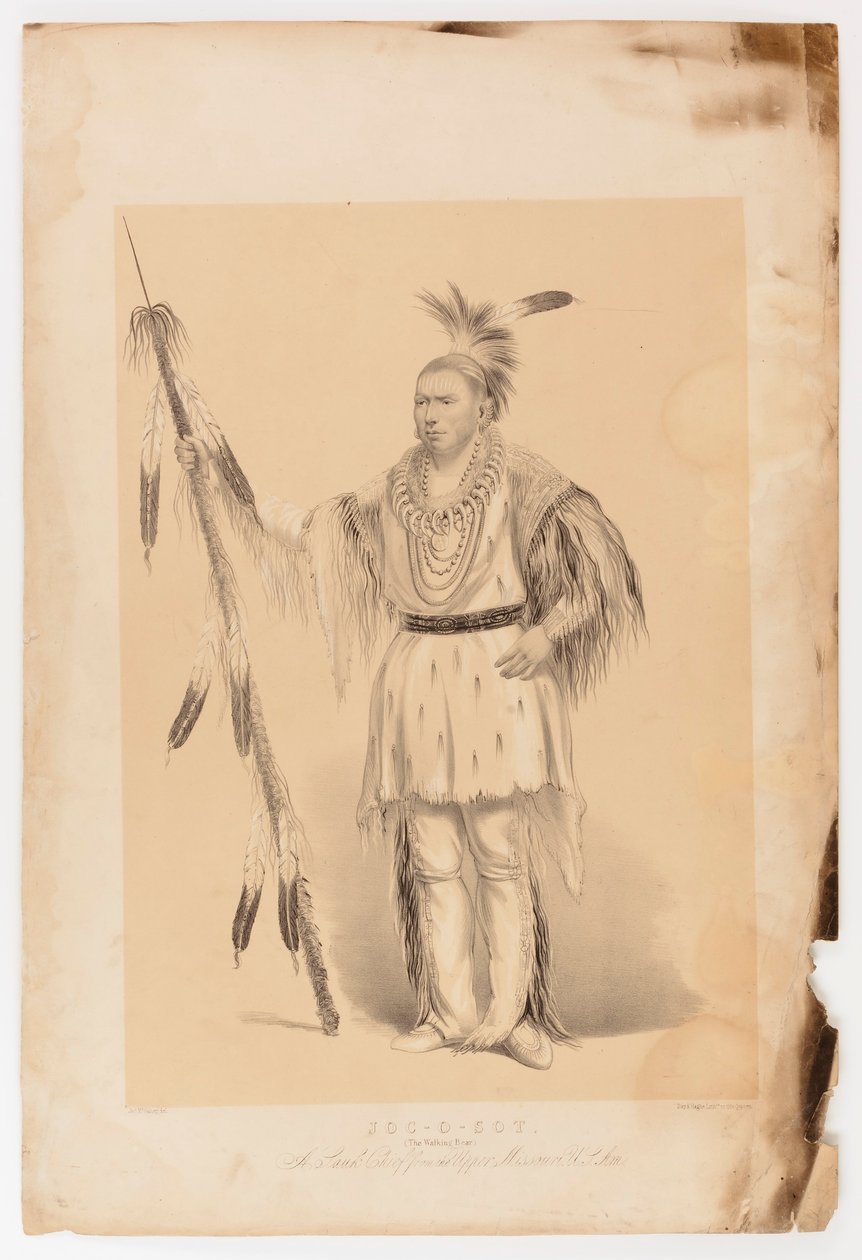 Joc-o-set, de Wandelende Beer door George Catlin