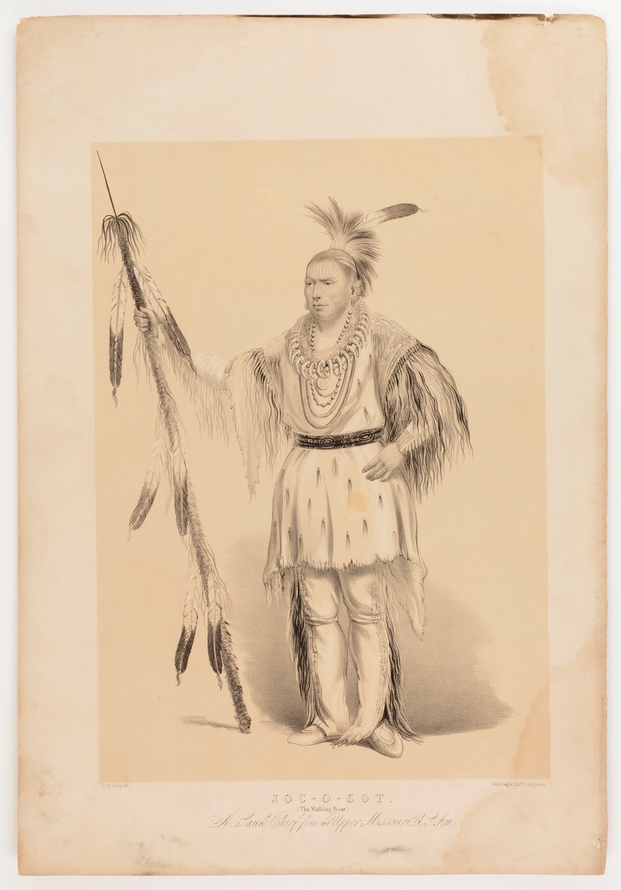 Joc-o-sot, de wandelende beer door George Catlin