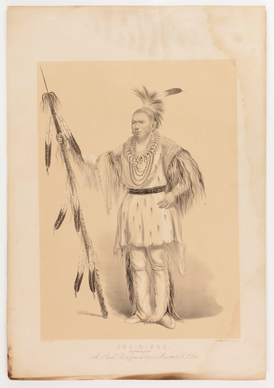 Joc-o-sot, de wandelende beer door George Catlin