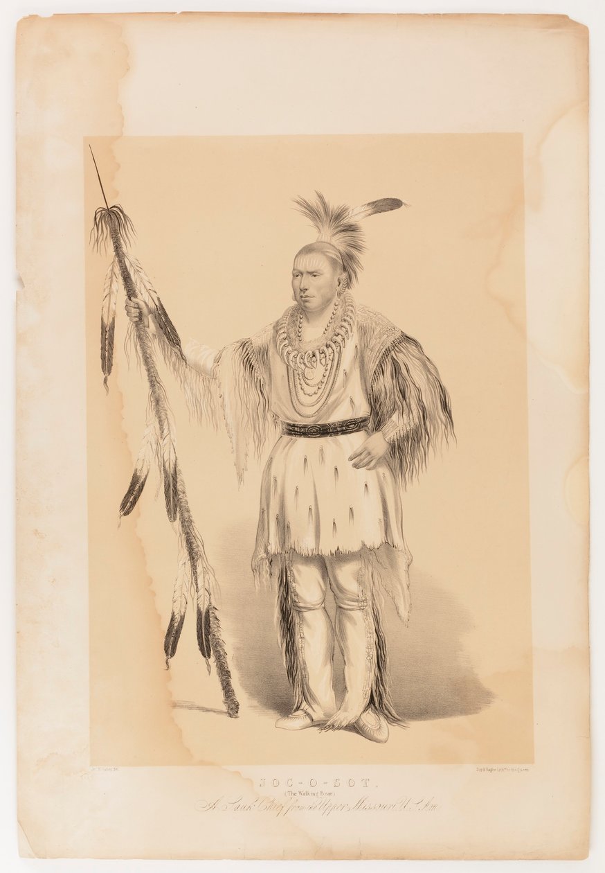 Joc-o-sot, de wandelende beer door George Catlin