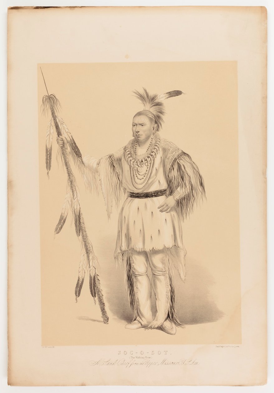 Joc-o-sot, de wandelende beer door George Catlin