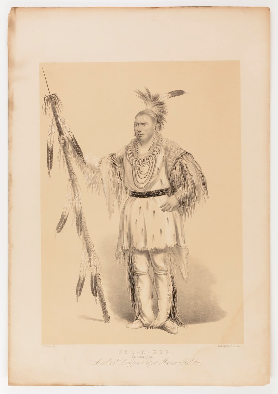Joc-o-sot, de wandelende beer door George Catlin
