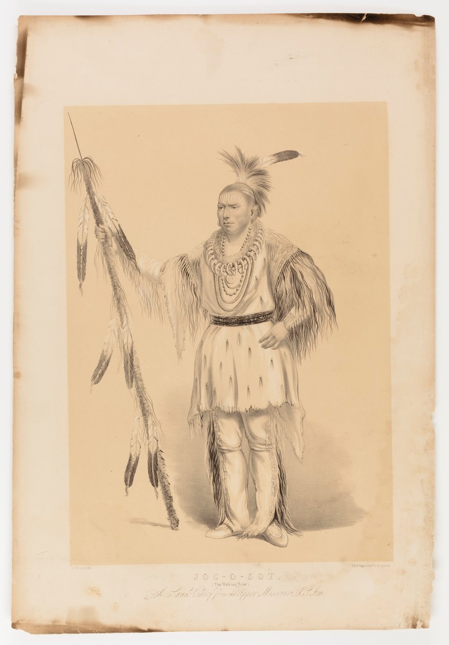 Joc-o-sot, de wandelende beer door George Catlin