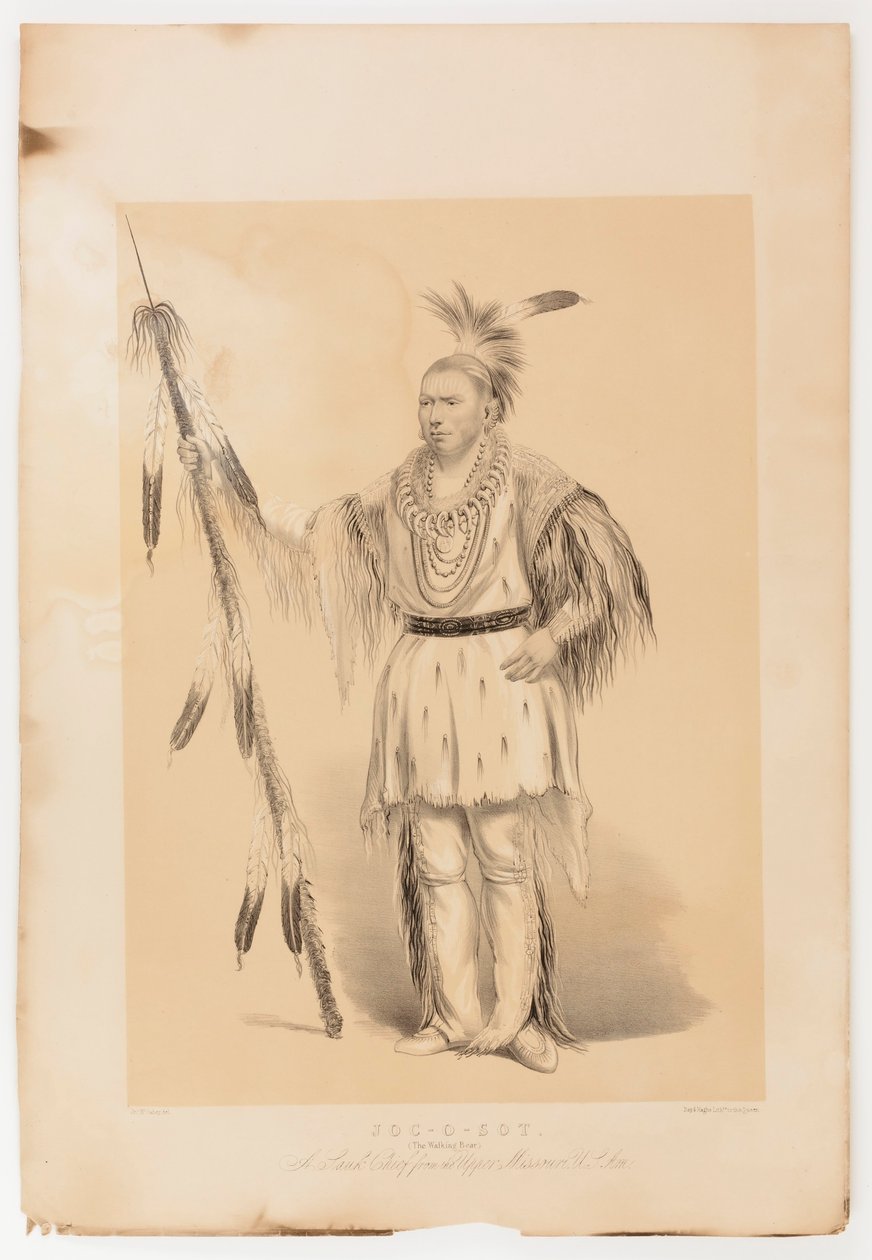 Joc-o-sot, de wandelende beer door George Catlin
