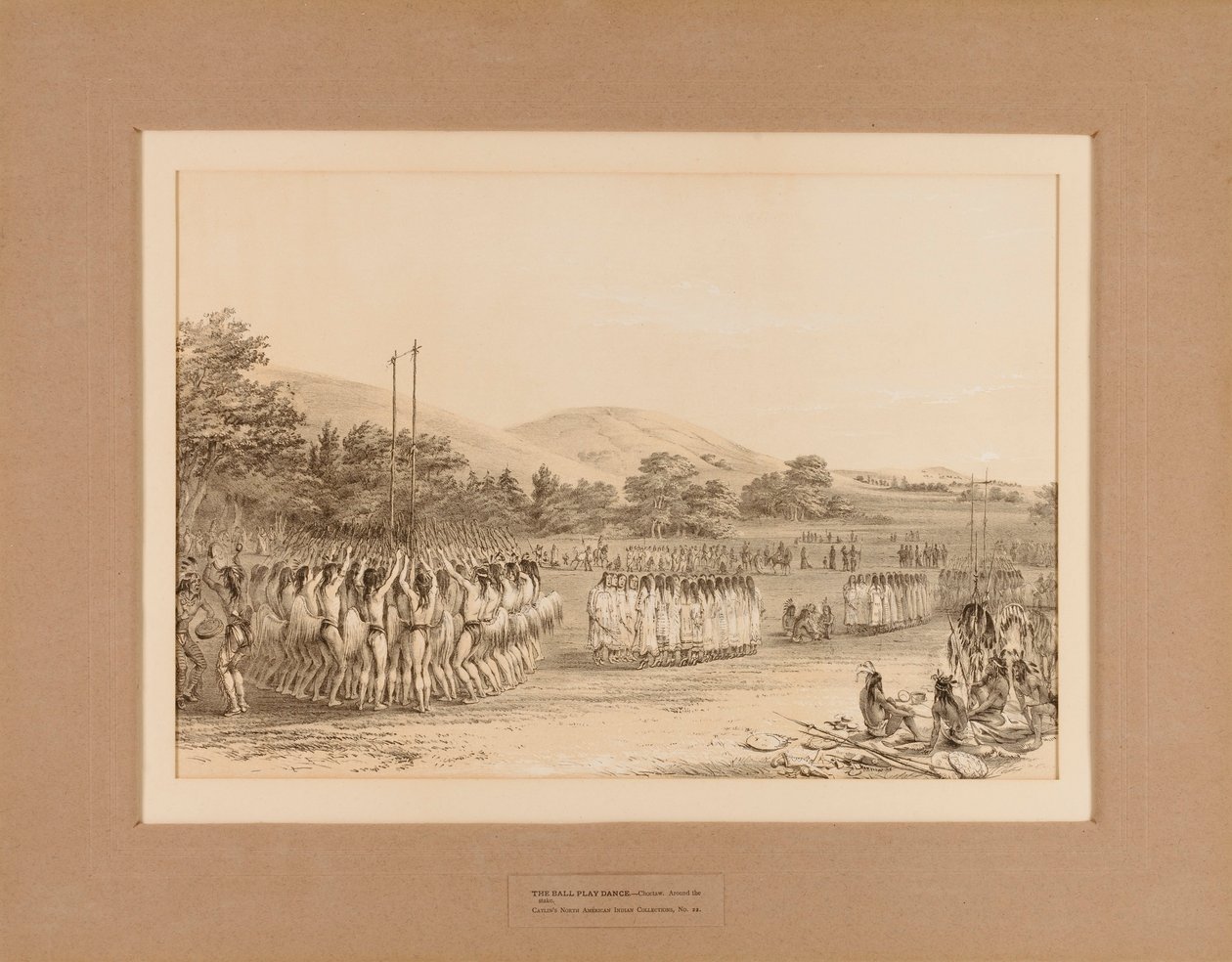 De balspeeldans - nr. 22 door George Catlin