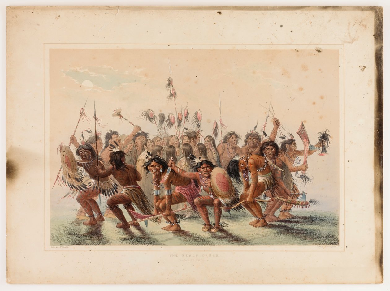 De hoofdhuiddans door George Catlin