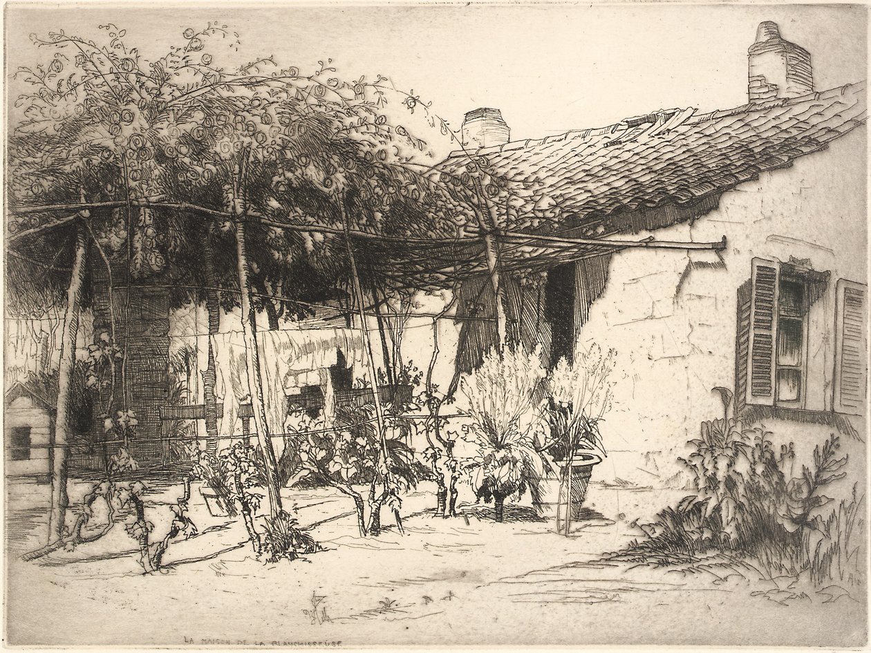 La Maison de la Blanchisseuse door George Charles Aid