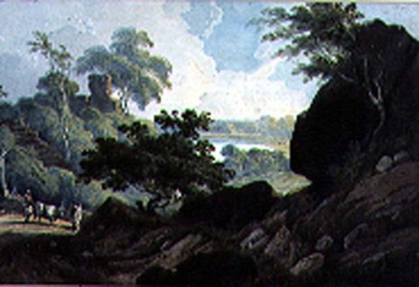 Bij Midnapore, Bengalen door George Chinnery