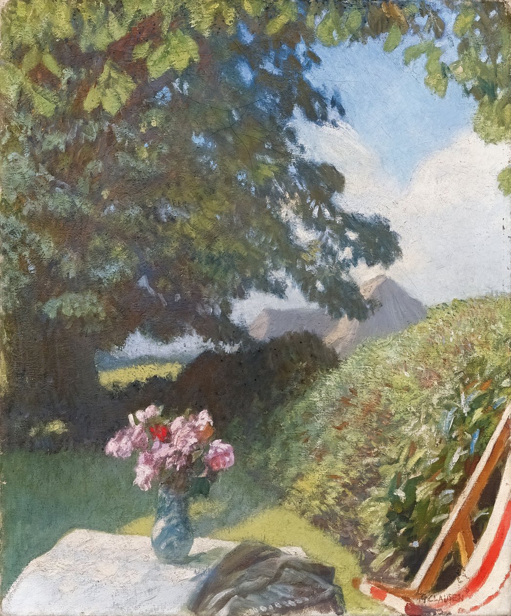 Een Hoek van de Tuin door George Clausen