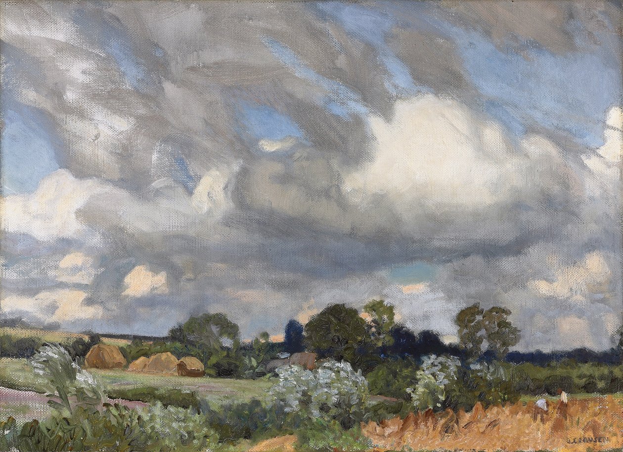 Oogsttijd door George Clausen