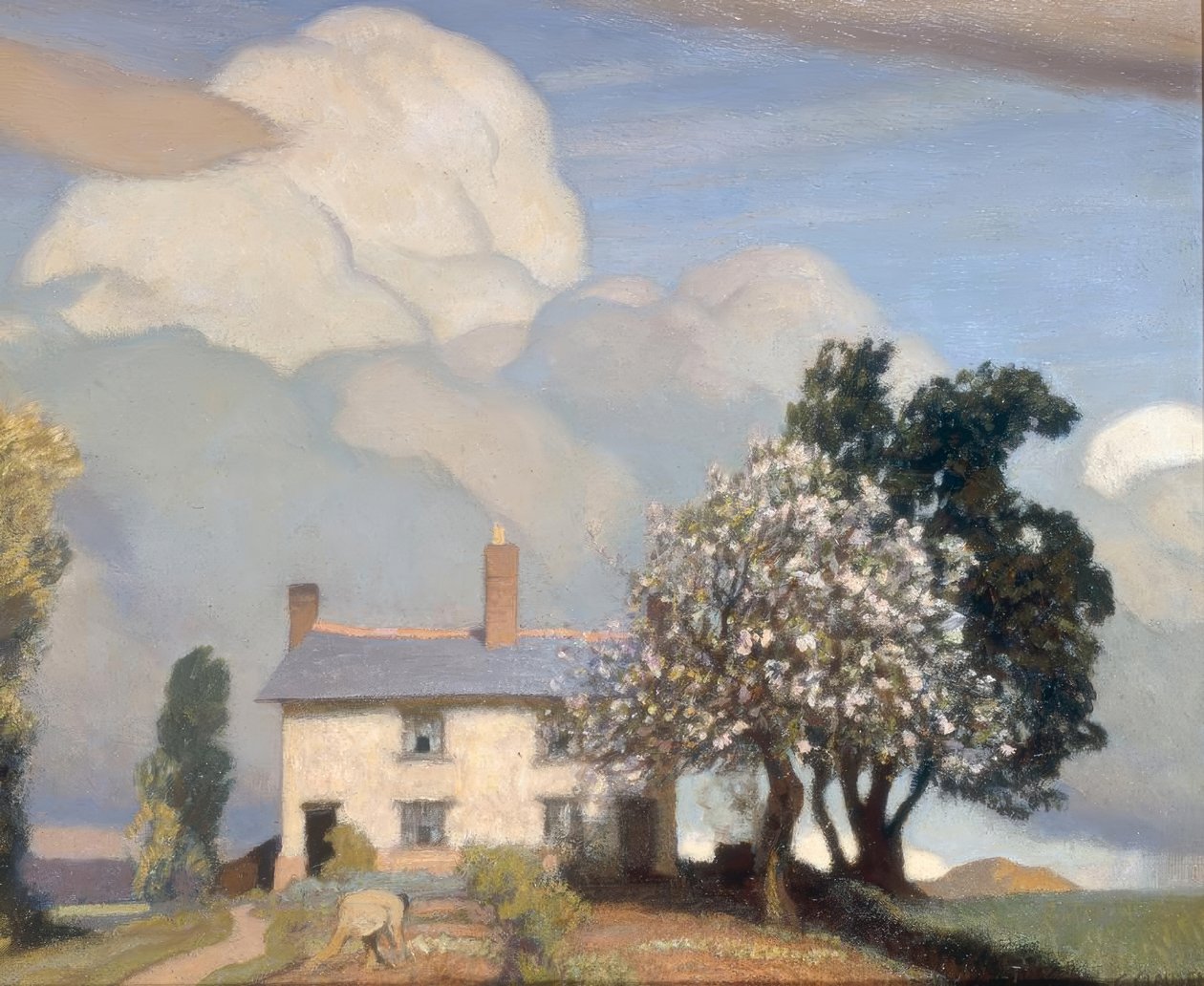 Het Kleine Huisje door George Clausen