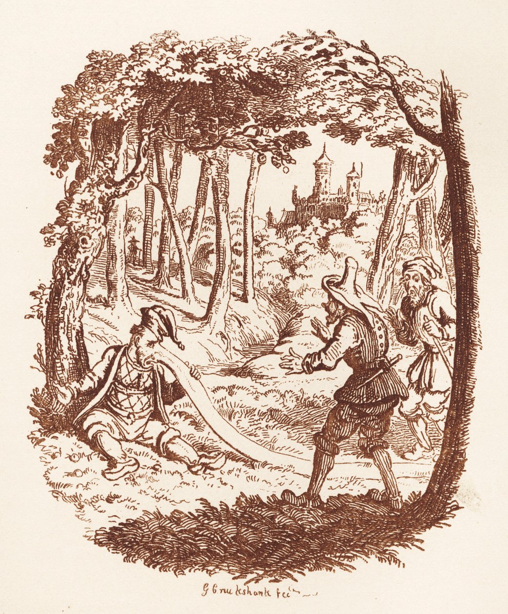 Broers Grimm Kinder- en sprookjes door George Cruikshank