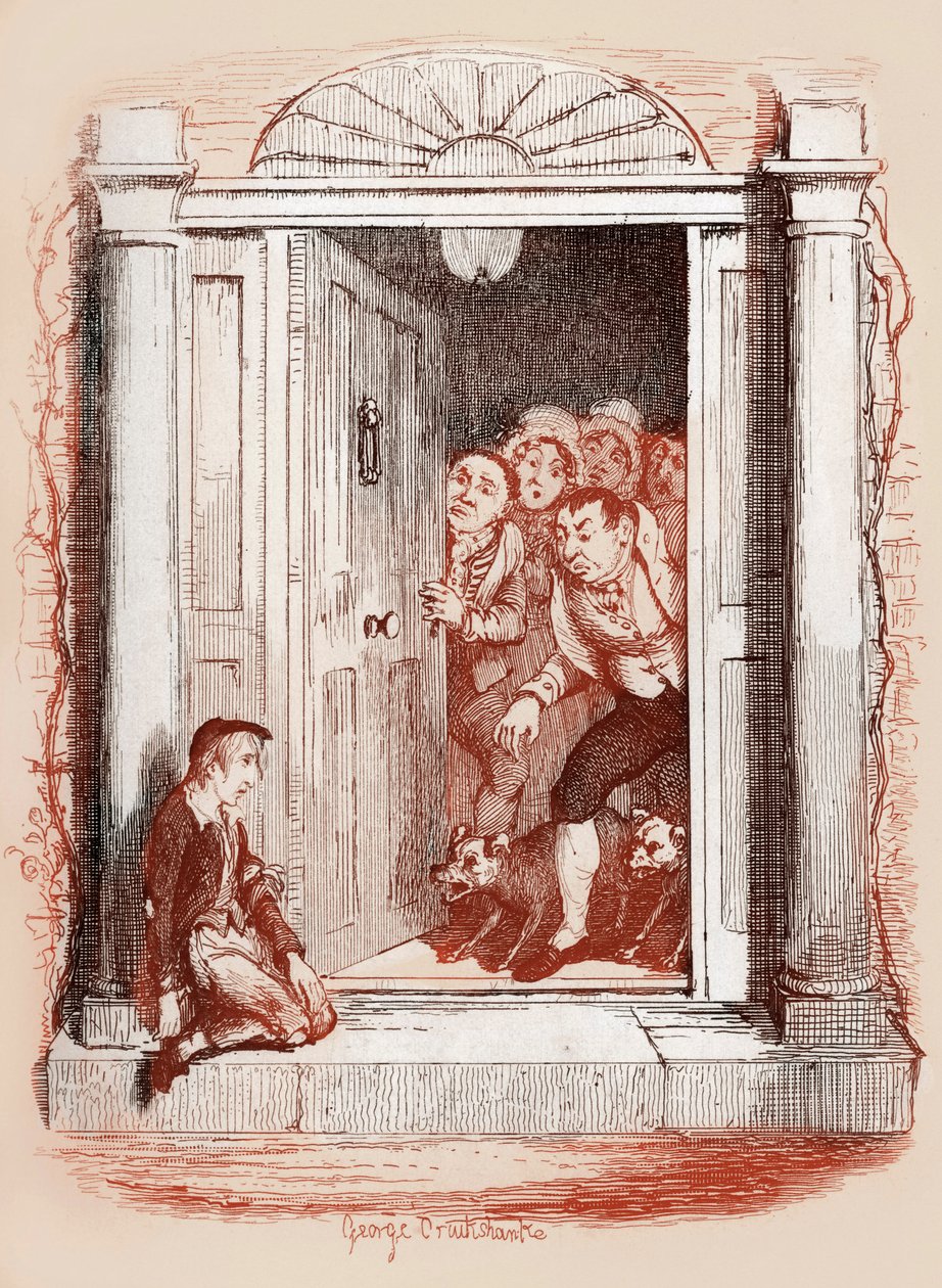 De Avonturen van Oliver Twist van Charles Dickens door George Cruikshank