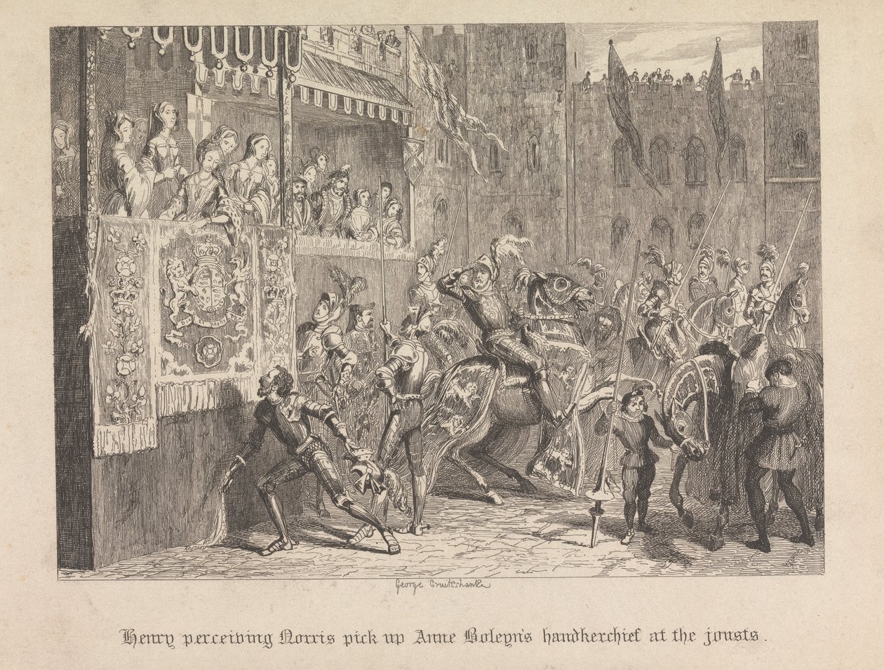 Henry ziet Norris Ann Boleyn