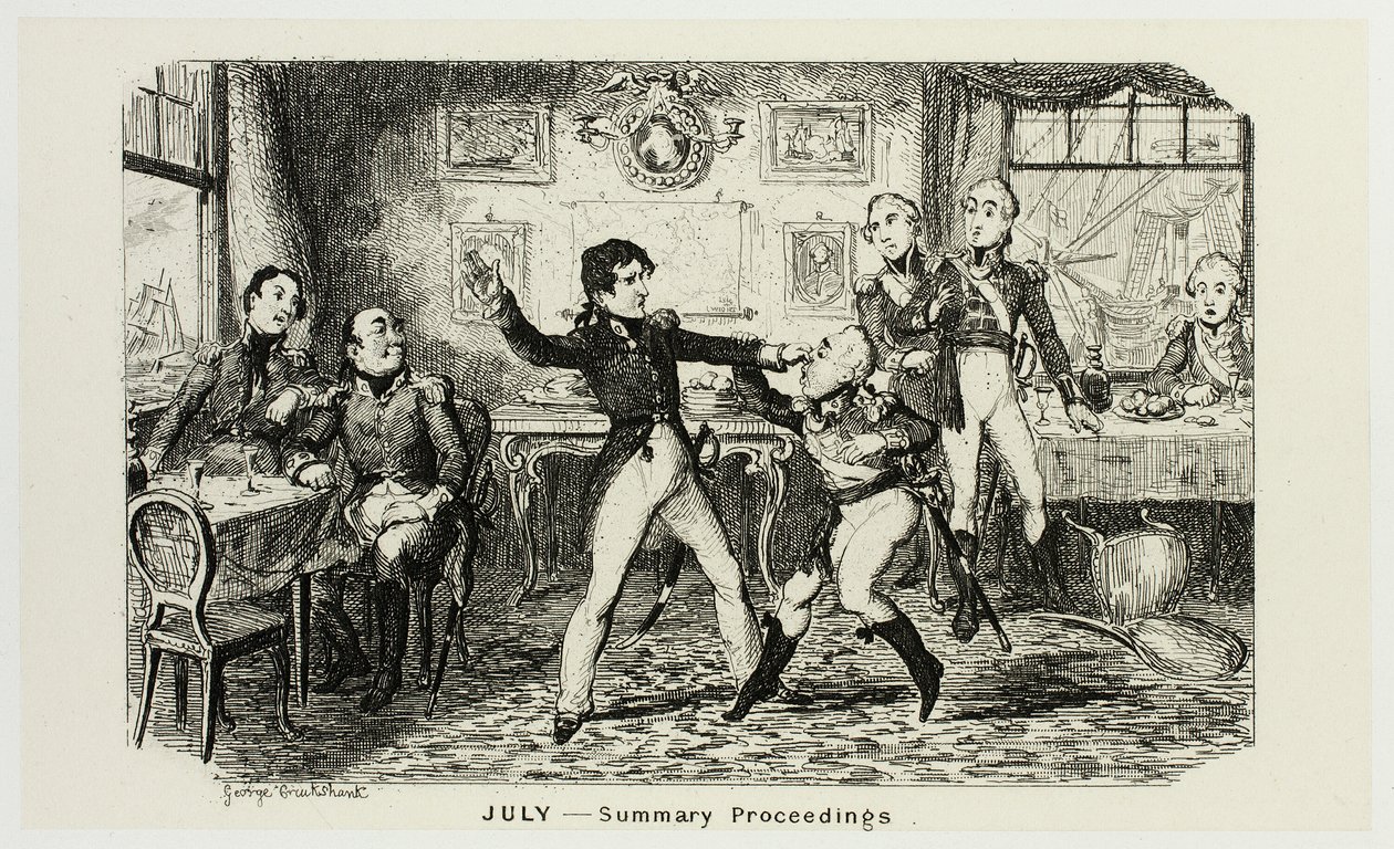Juli - Samenvatting Proceedings van George Cruikshank