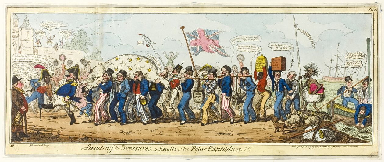 De schatten landen door George Cruikshank